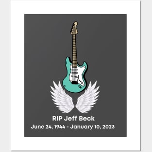 Jef Beck Tribute Guitar Posters and Art